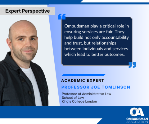 Academic Quote - Prof. Joe Tomlinson (Ombuds Day)