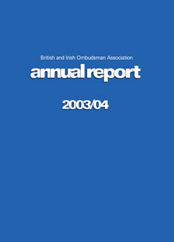Annual Report 2003-4 cover