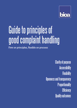 Principles of Good Complaint Handling cover
